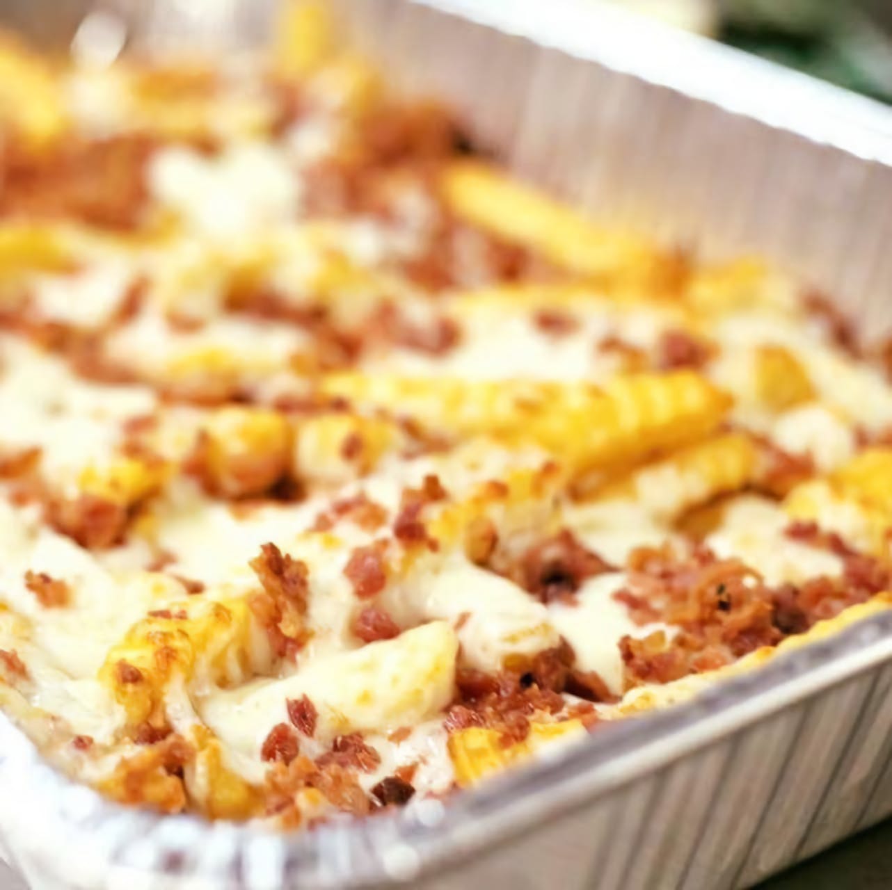 Order Bacon Cheese Fries - Appetizer food online from Elizabeths Pizza store, High Point on bringmethat.com