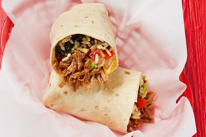 Order Shredded Brisket Burrito food online from Fuzzy's Taco Shop store, Fort Collins on bringmethat.com