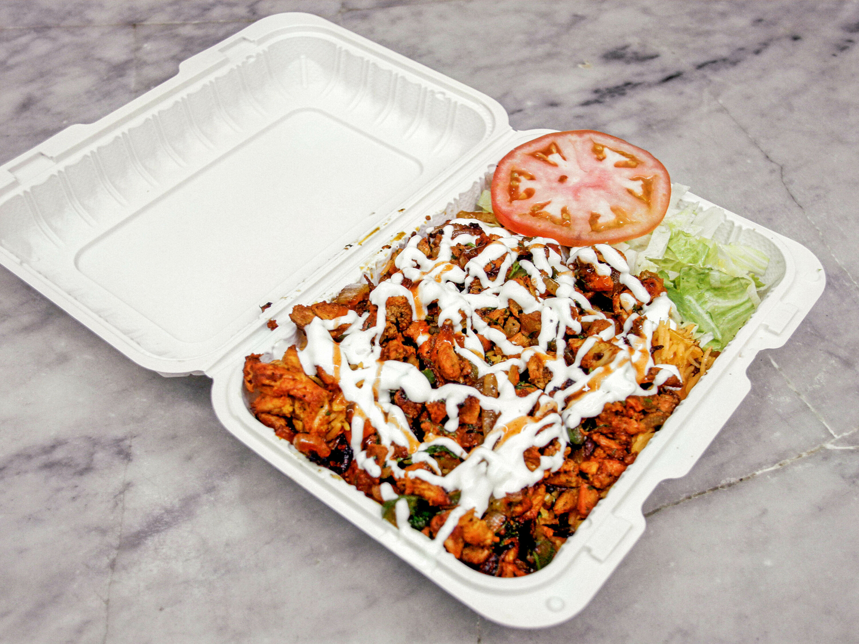 Order Lamb Over Rice with Soda food online from Halal Hot Fried Chicken store, Bronx on bringmethat.com