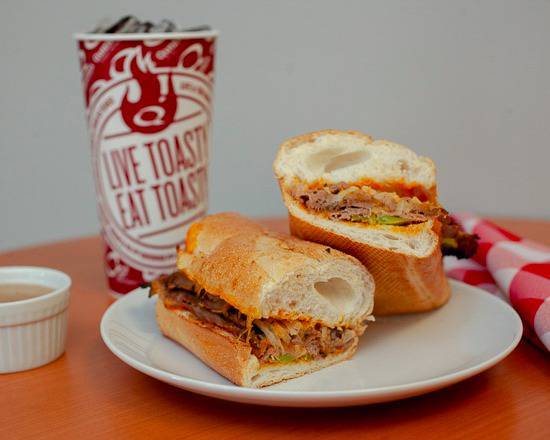 Order Chipotle Steak and Cheddar Sub food online from Quiznos store, Hayward on bringmethat.com