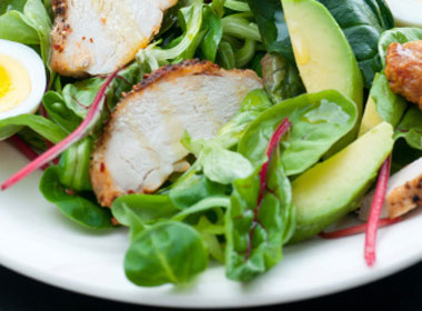 Order Cajun Chicken & Avocado Salad food online from Tops American Grill, Bakery, & Bar store, Schenectady on bringmethat.com