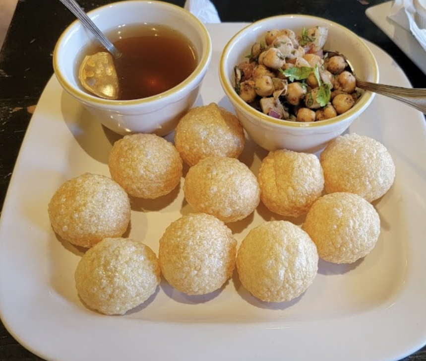Order 8. Paani Puri food online from Nawab Pakistani-Indian Cuisine & Banquet Hall store, Yonkers on bringmethat.com