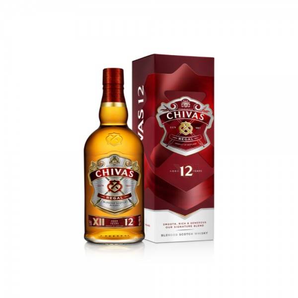 Order Chivas Regal Blended Scotch Whisky Aged 12 Years 750ml food online from Windy City Liquor Market store, El Cajon on bringmethat.com