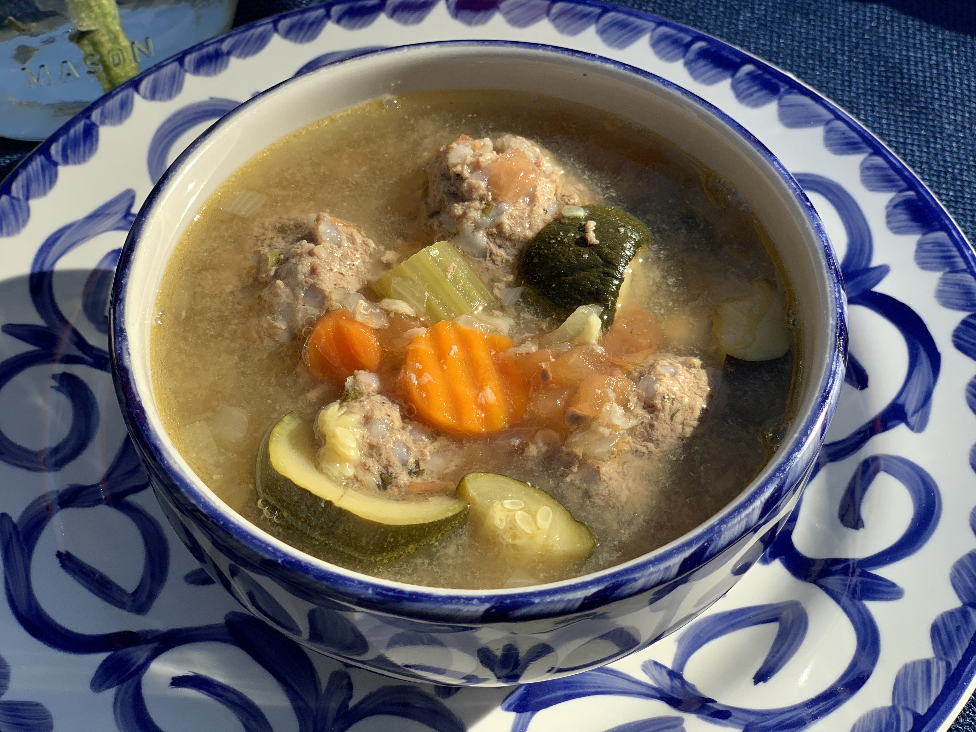 Order Albondigas Soup food online from Melody Mexican Kitchen store, Reseda on bringmethat.com