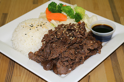Order 48. Beef Teriyaki Plate food online from Garden Deli store, Garden Grove on bringmethat.com