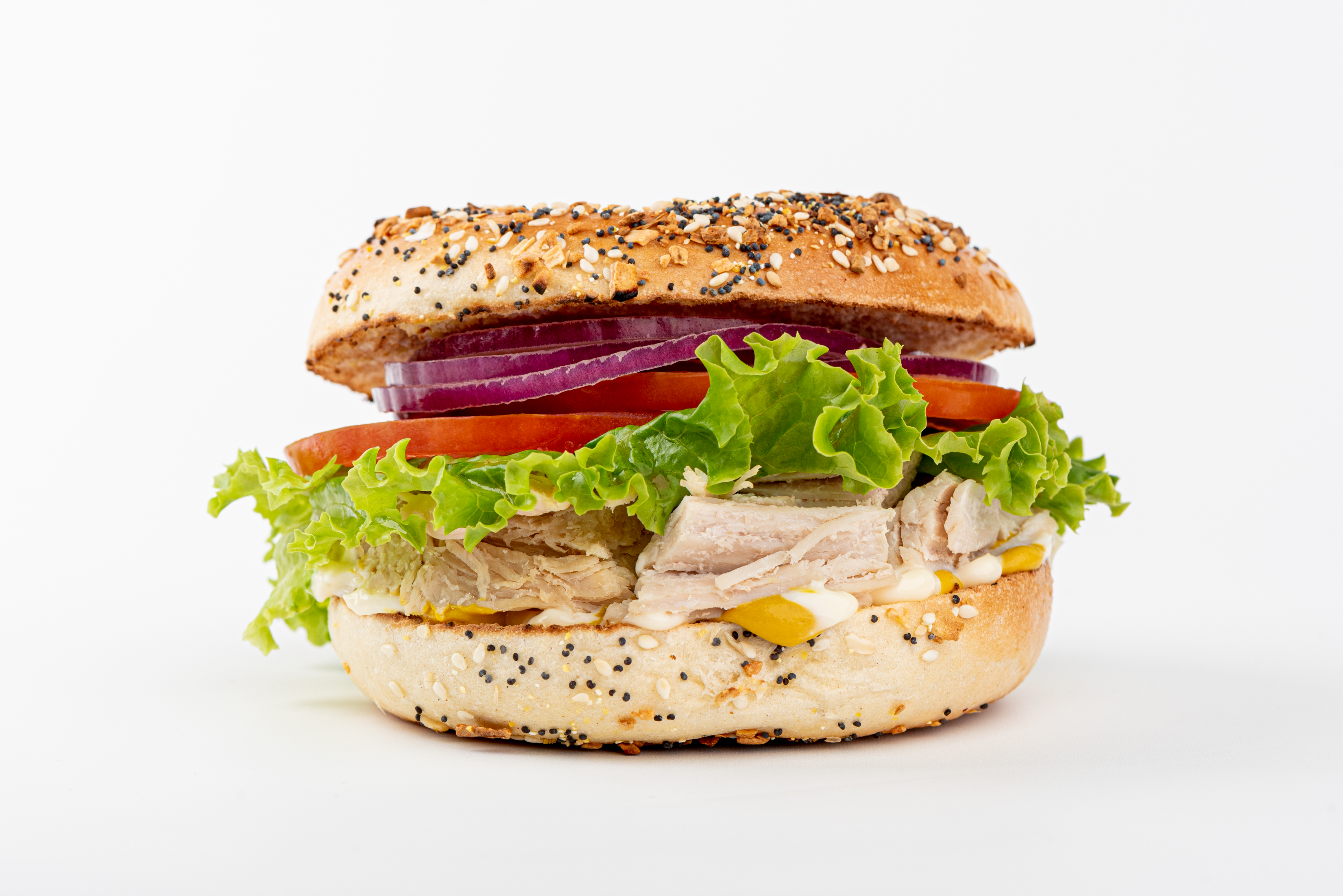Order Hot Turkey Bagel Sandwich food online from Western Bagel store, Woodland Hills on bringmethat.com