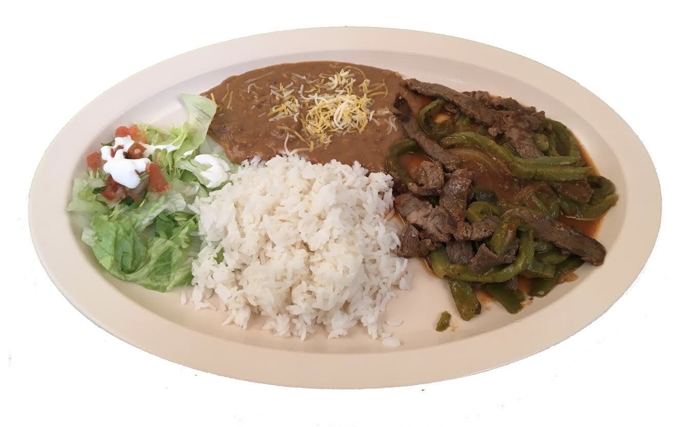 Order Bistek Ranchero con Nopales food online from Guadalajara Restaurant store, Lake Park on bringmethat.com
