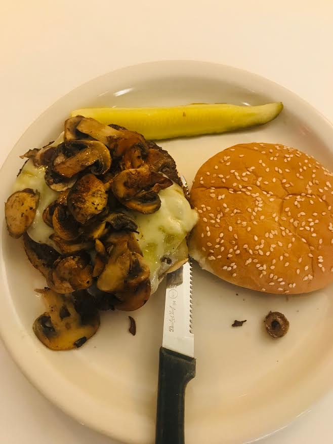 Order Mushroom Burger food online from Harvey's store, Chicago on bringmethat.com