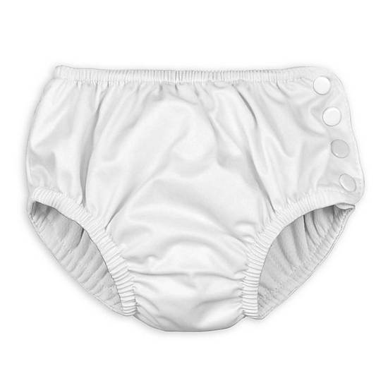 Order i play.® by green sprouts® Size 6M Snap Swim Diaper in White food online from Bed Bath &Amp; Beyond store, Torrance on bringmethat.com