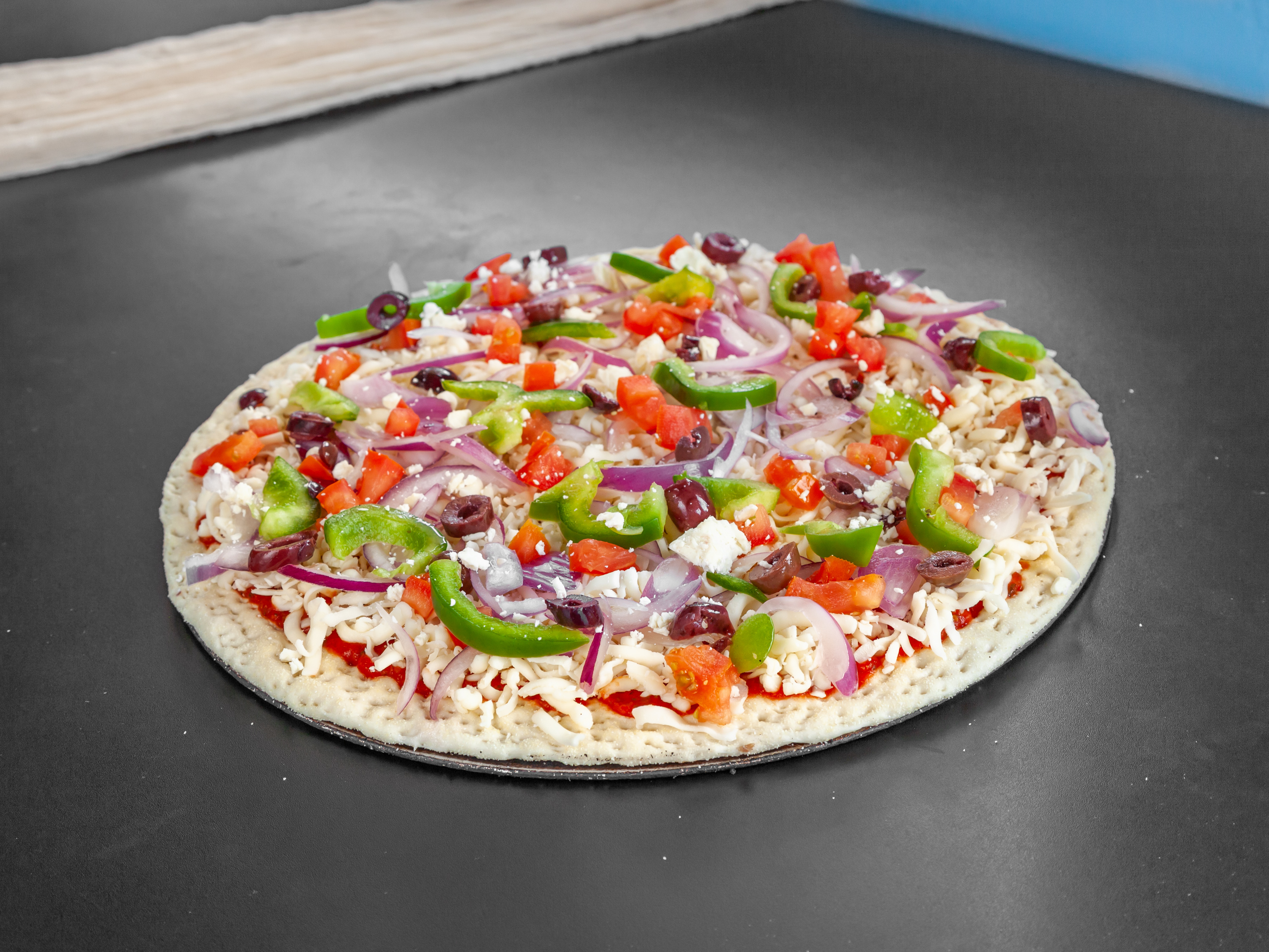 Order Greek Pizza food online from New York Pizza & Pasta store, San Leandro on bringmethat.com