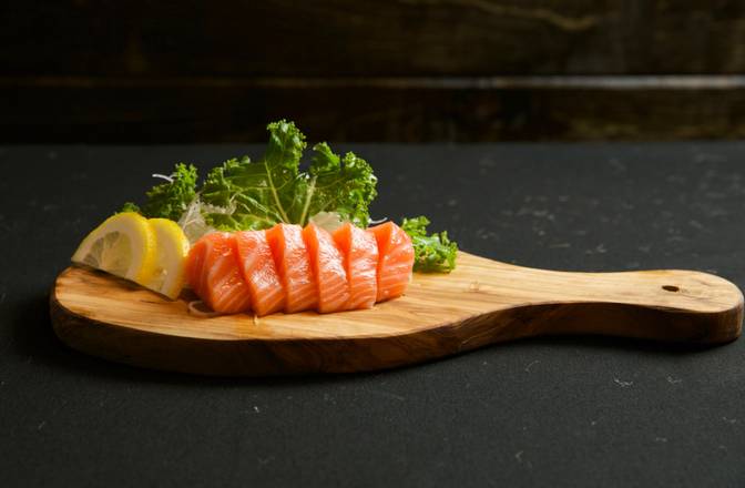 Order Salmon Sashimi  6pcs food online from Ichiban Japanese & Sushi Restaurant store, Brea on bringmethat.com