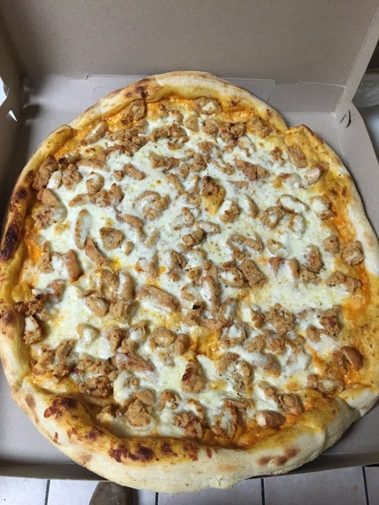 Order Buffalo Chicken Pizza - Small 14'' (6 Slices) food online from Pizza Town store, Newark on bringmethat.com