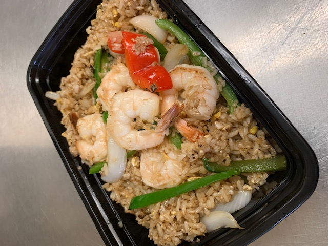 Order 26. Spicy Fried Rice food online from Thai Express Food Togo store, Redondo Beach on bringmethat.com