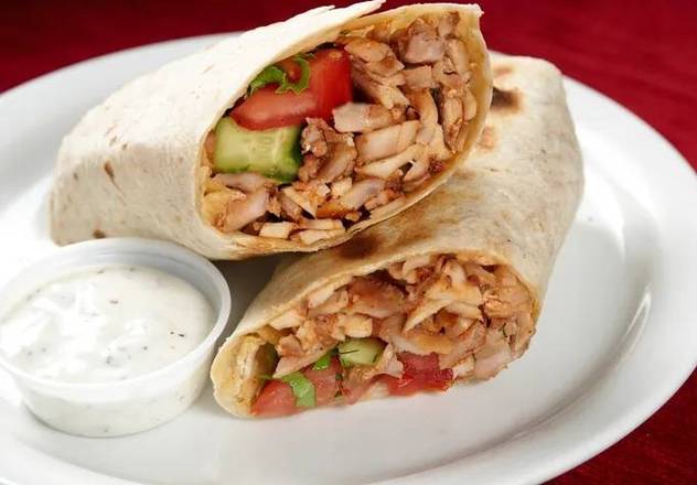 Order Chicken Shawarma Wrap food online from East and Feast Lounge store, Austin on bringmethat.com