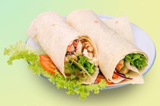 Order Shredded Chicken Shawarma Wrap food online from The Shawarma Treatment store, Roseville on bringmethat.com