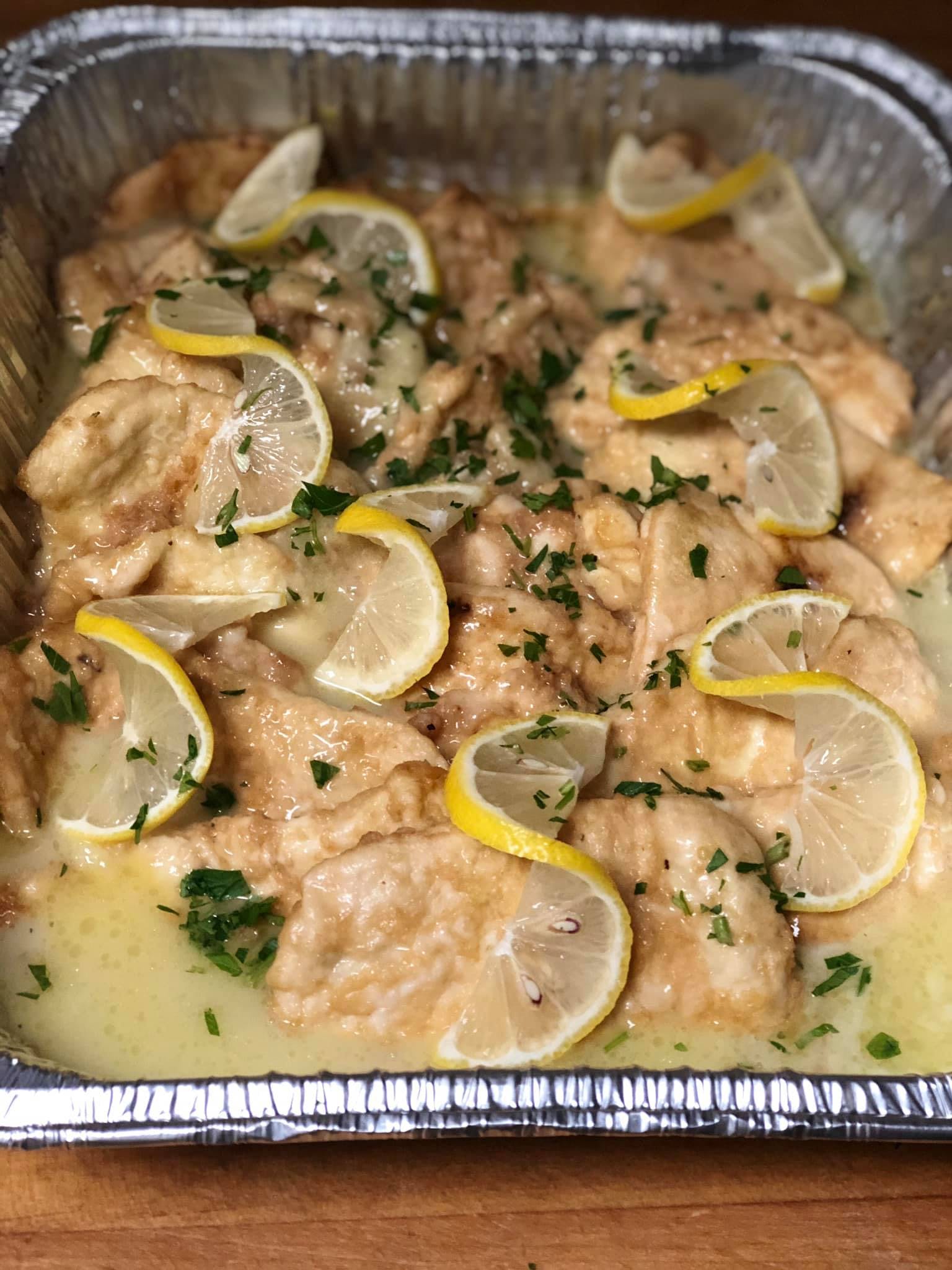 Order Chicken Francese - Dinner food online from Gino's Pizzeria store, Staten Island on bringmethat.com