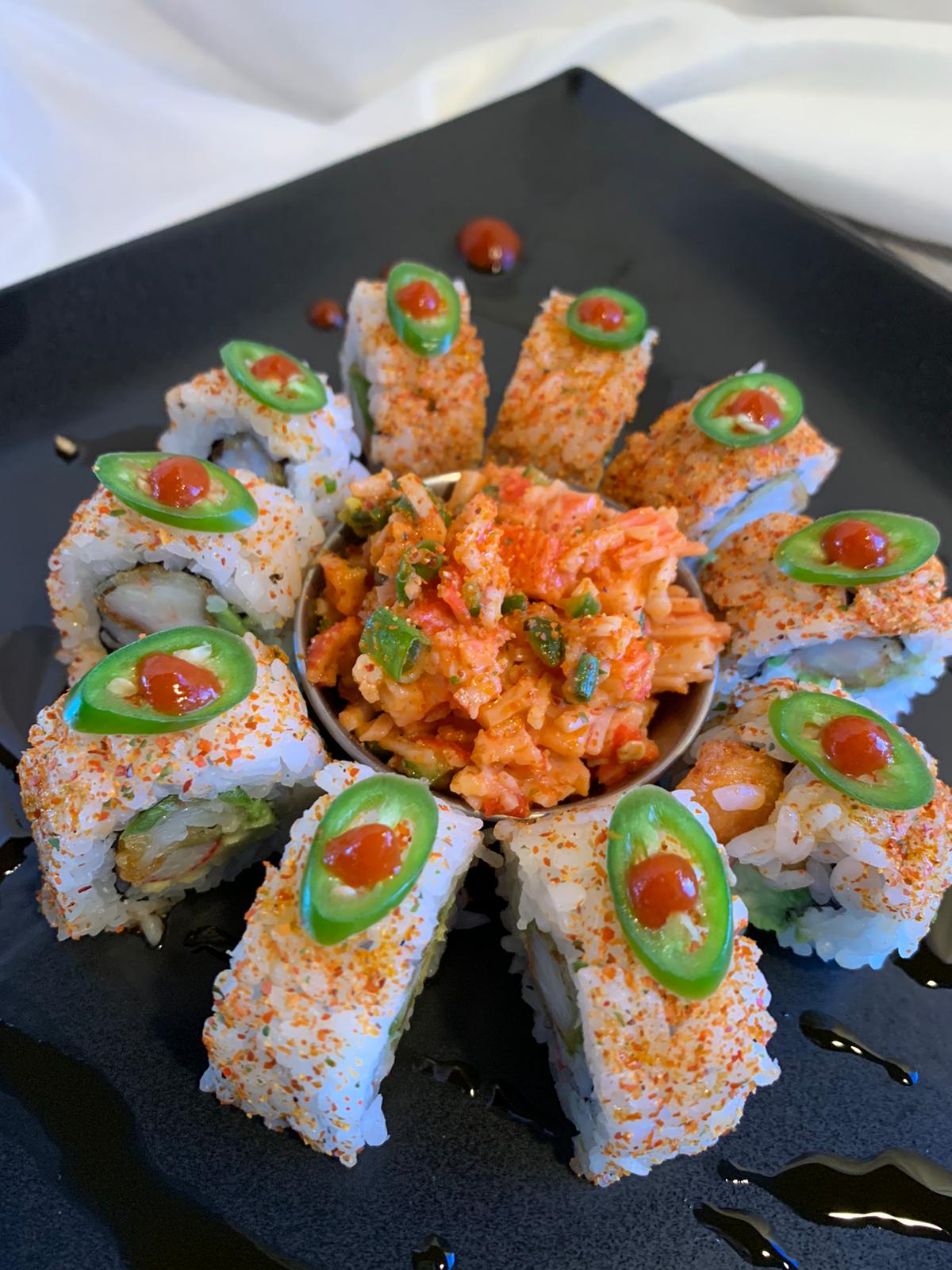 Order Volcano food online from Moonrise Spirits And Sushi store, El Paso on bringmethat.com