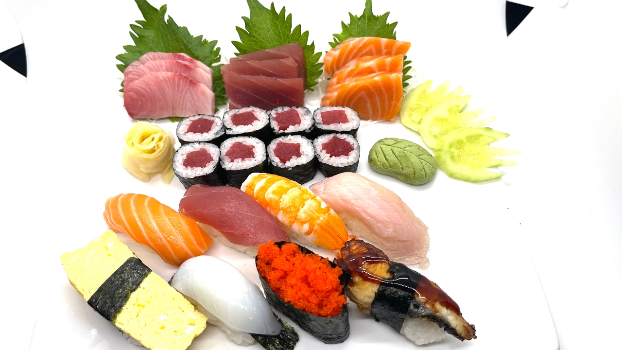 Order Sushi and Sashimi Assortment food online from Ru San store, Charlotte on bringmethat.com