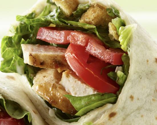 Order Grilled Chicken Caesar Wrap food online from Old Country Pizzeria store, East Weymouth on bringmethat.com