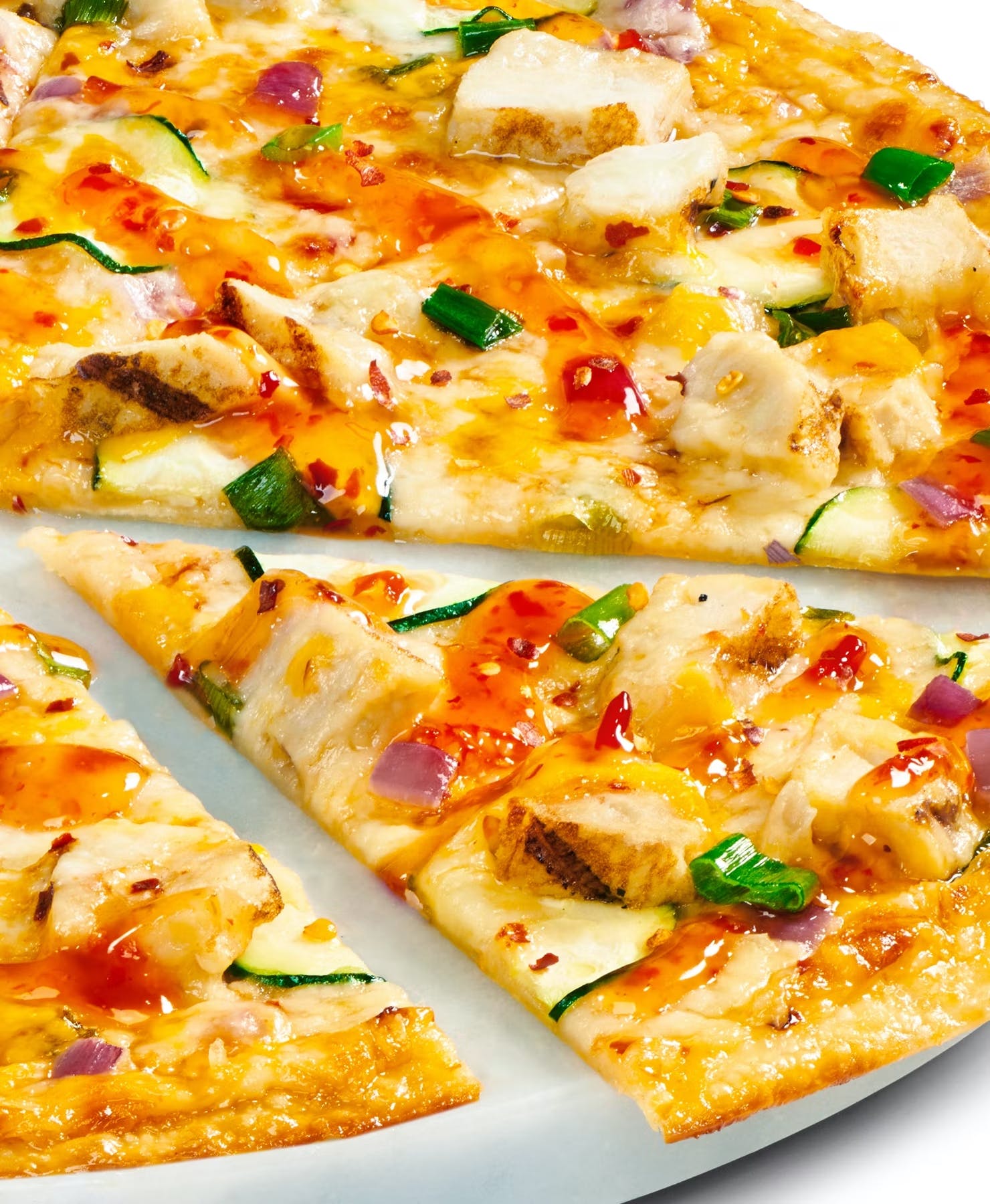 Order Thai Chicken Pizza - Medium 12" food online from Papa Murphy'S store, Grand Haven on bringmethat.com