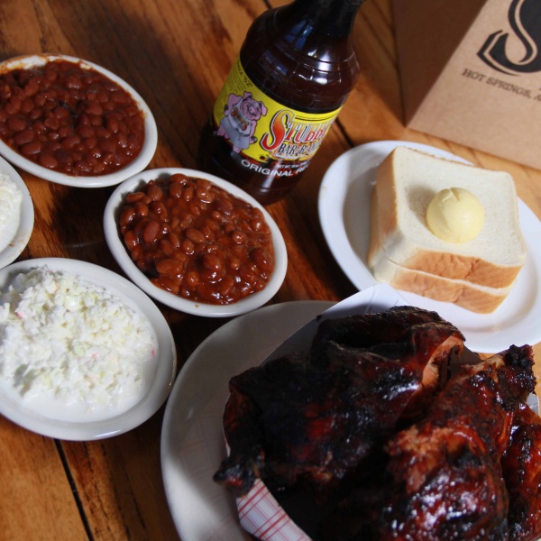 Order Chicken Feast for 2 food online from Stubby's BBQ store, Hot Springs on bringmethat.com