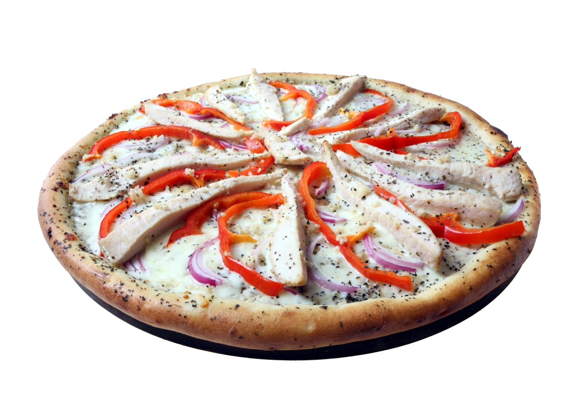 Order 16" Garlic Chicken Pizza food online from Big Mama & Papa Pizzeria store, Montrose on bringmethat.com