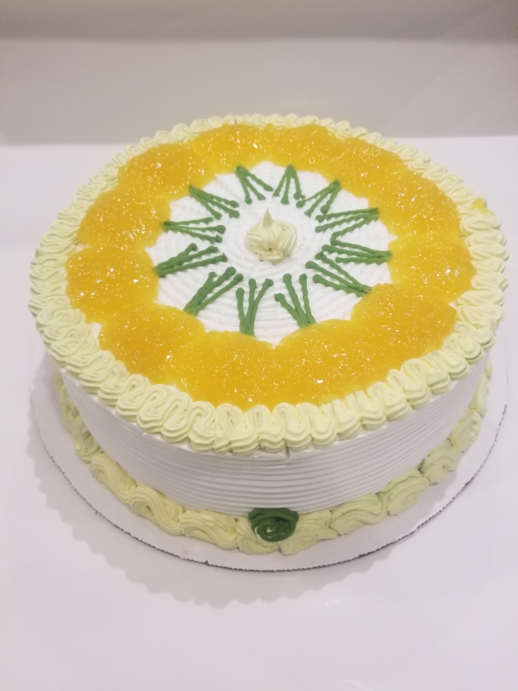 Order Pineapple Layer Cake food online from El Greco Pizza & Pasta store, Elmhurst on bringmethat.com