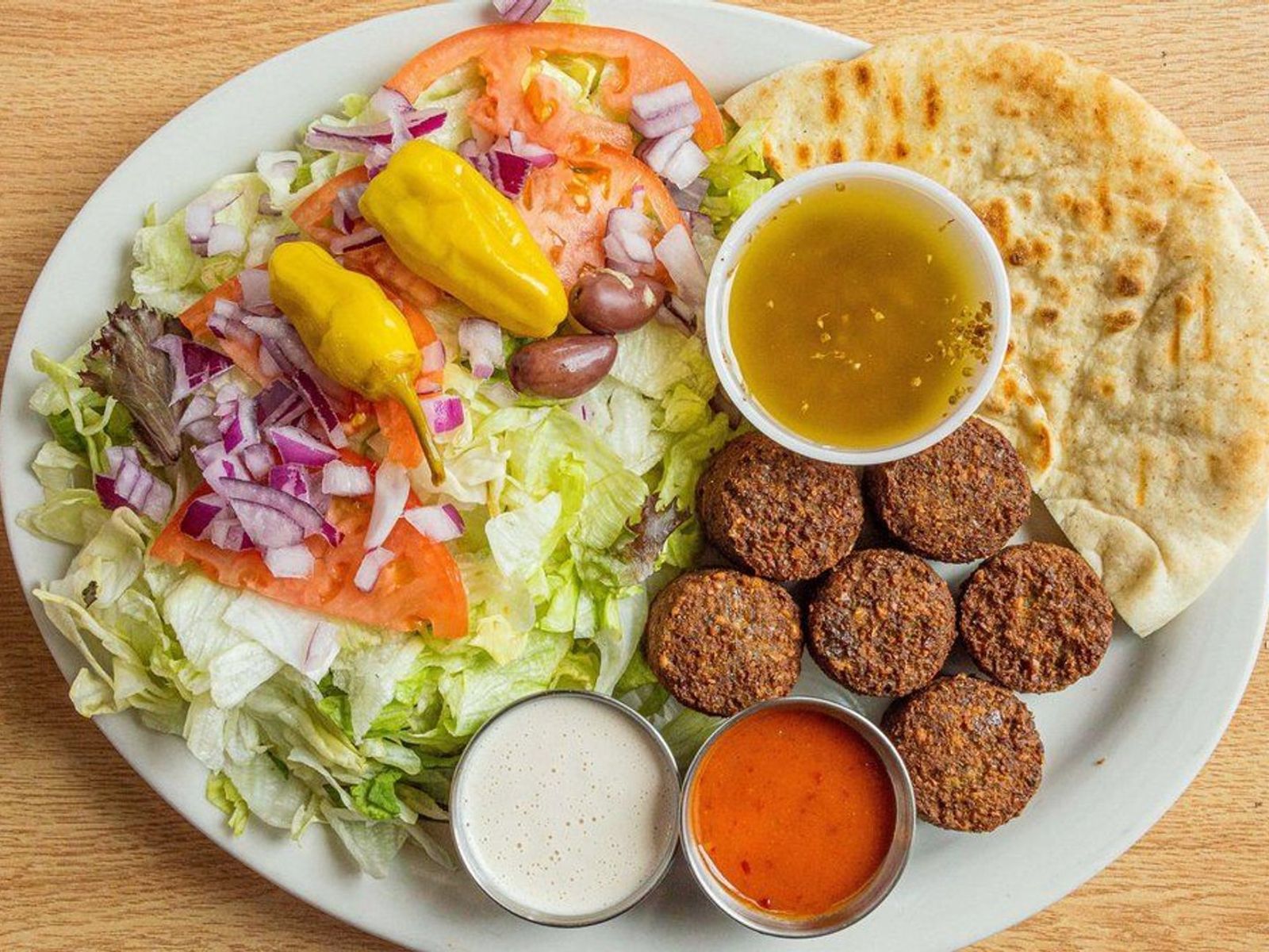 Order Open Falafel food online from Olympia Grill store, Getzville on bringmethat.com