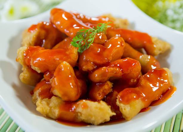 Order Sweet and Sour Chicken food online from Dragon Palace store, Gresham on bringmethat.com