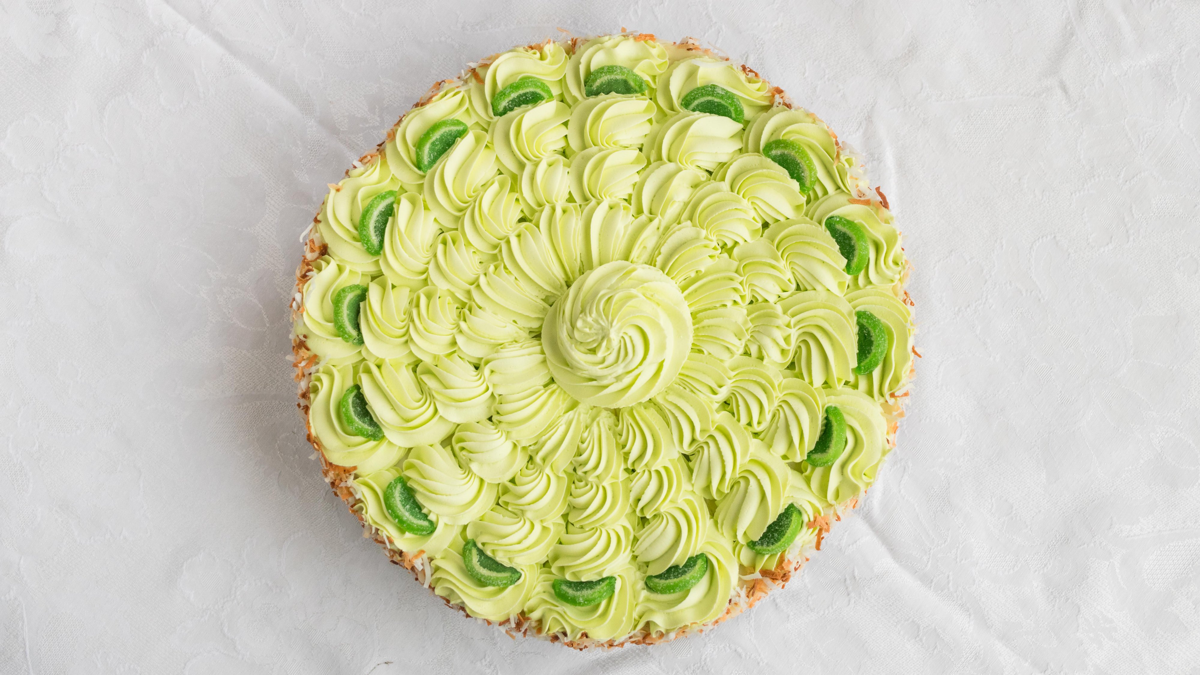 Order Key Lime Cheesecake food online from Slices Fabulous Cakes store, Cleveland on bringmethat.com