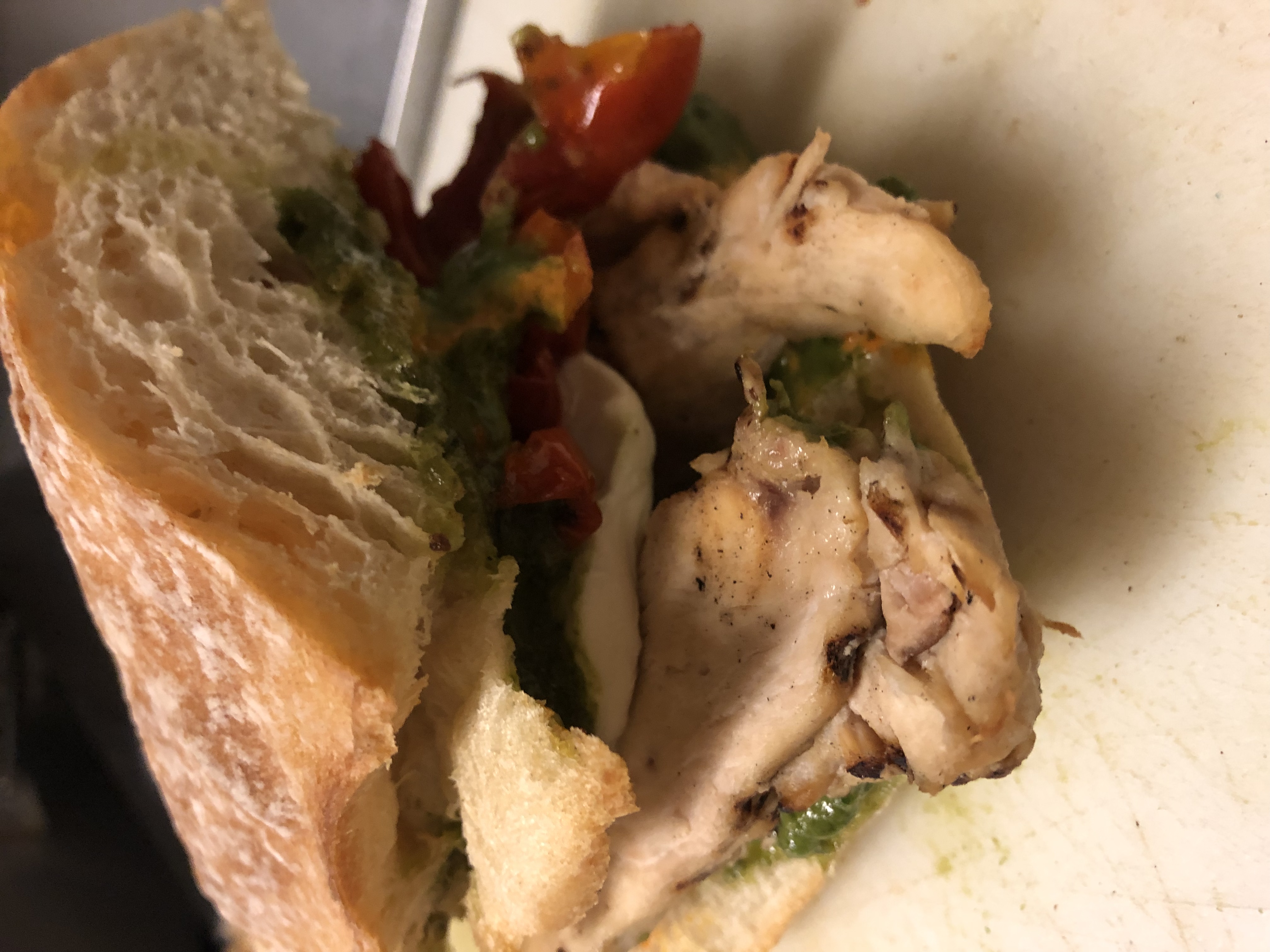 Order Pesto chicken food online from Hereghty Heavenly Delicious store, Raleigh on bringmethat.com
