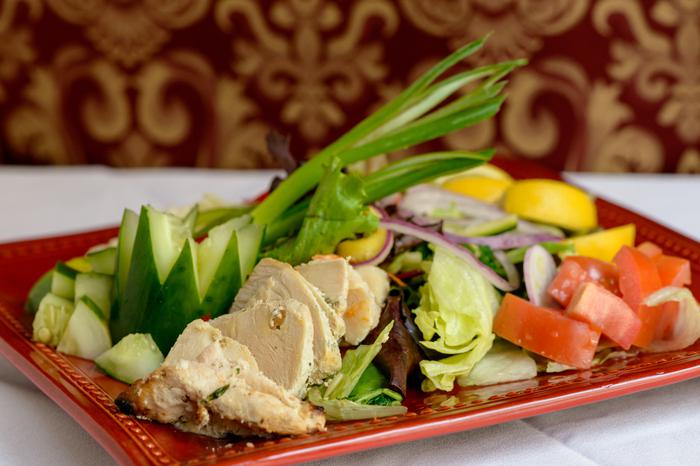 Order Chicken Salad food online from Indian Kitchen Lovash store, Philadelphia on bringmethat.com