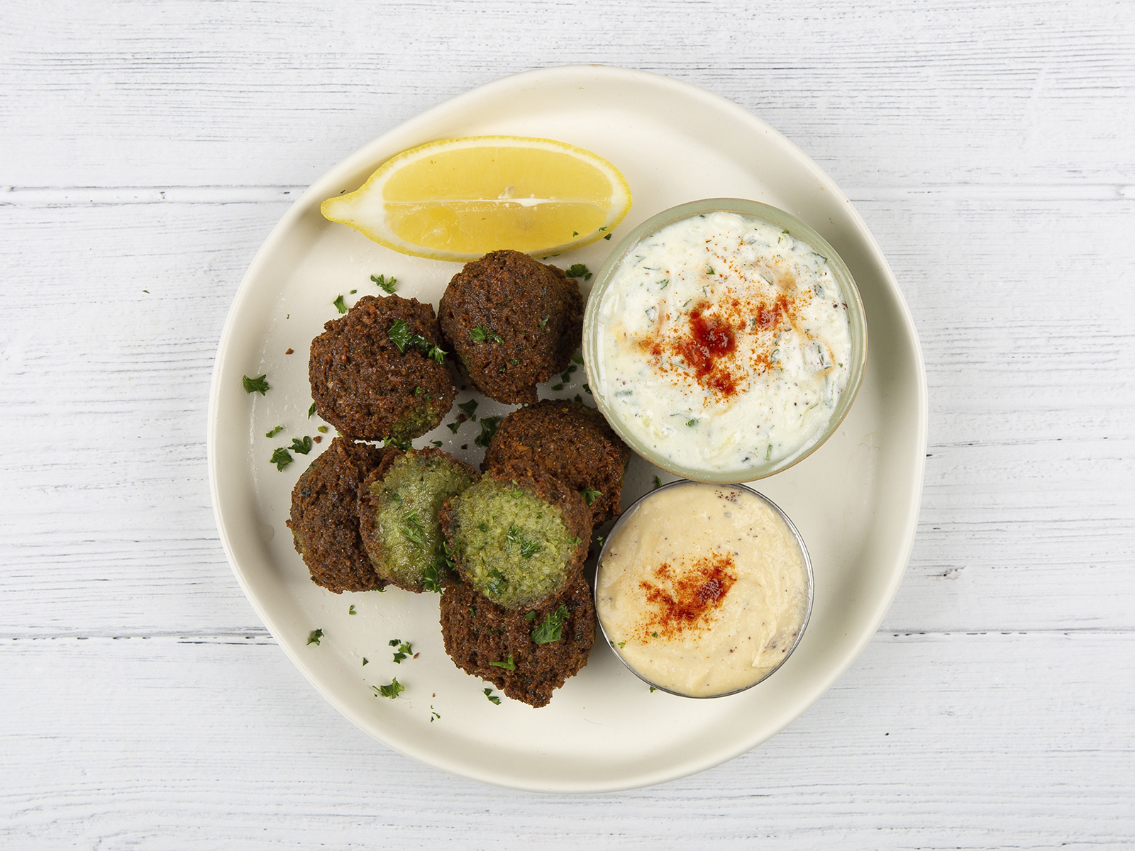 Order Falafel Plate food online from Bob's Kabobs store, Chicago on bringmethat.com
