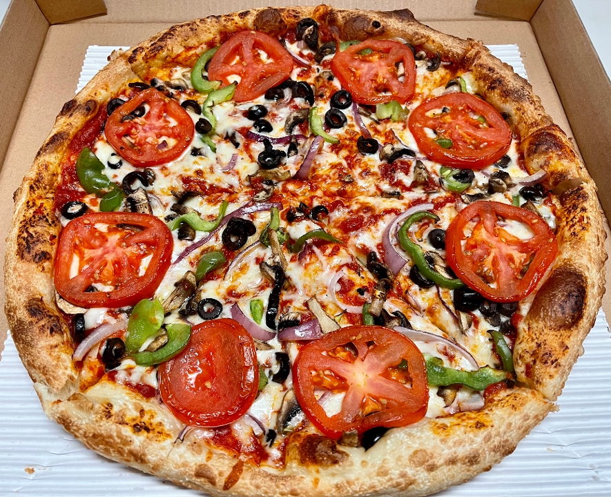 Order FRESH VEGGIE 10" food online from Bitcoin Pizza store, Seattle on bringmethat.com