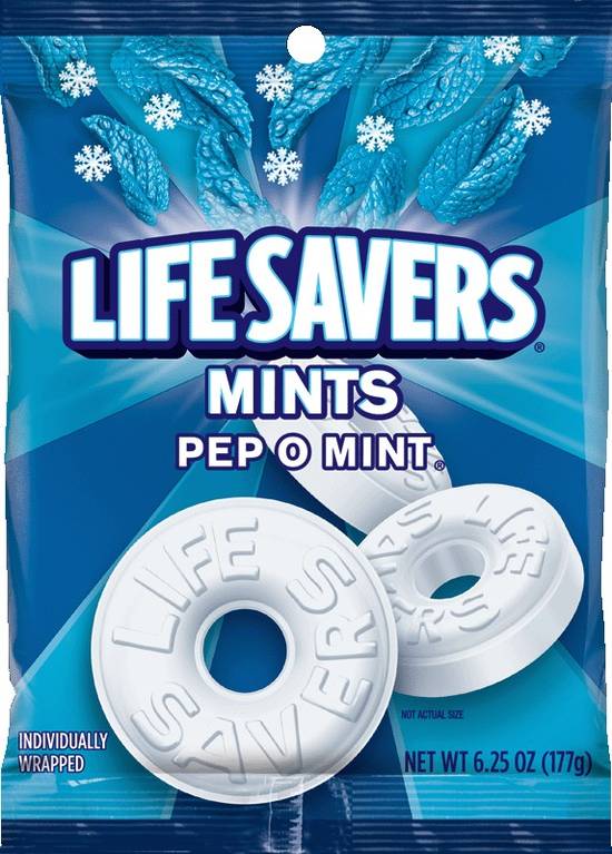 Order Life Savers Pep O Mint Candy Bag (6.25 oz) food online from Rite Aid store, Eugene on bringmethat.com
