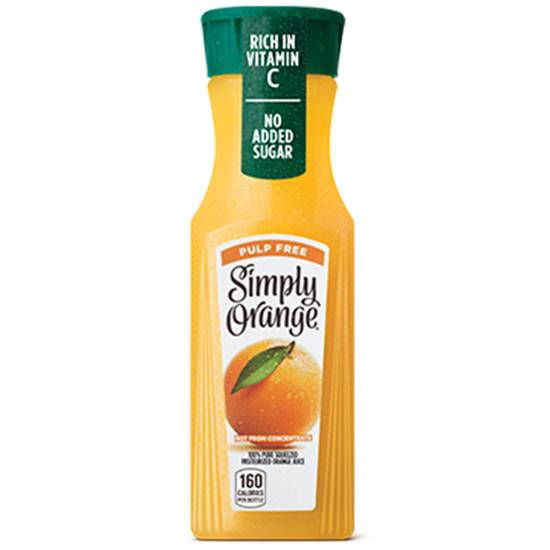 Order Simply® Orange Juice food online from Burger King store, Bryan on bringmethat.com