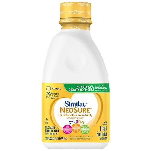 Order Similac NeoSure Infant Formula with Iron Ready-to-Feed - 32.0 fl oz food online from Walgreens store, WARSAW on bringmethat.com