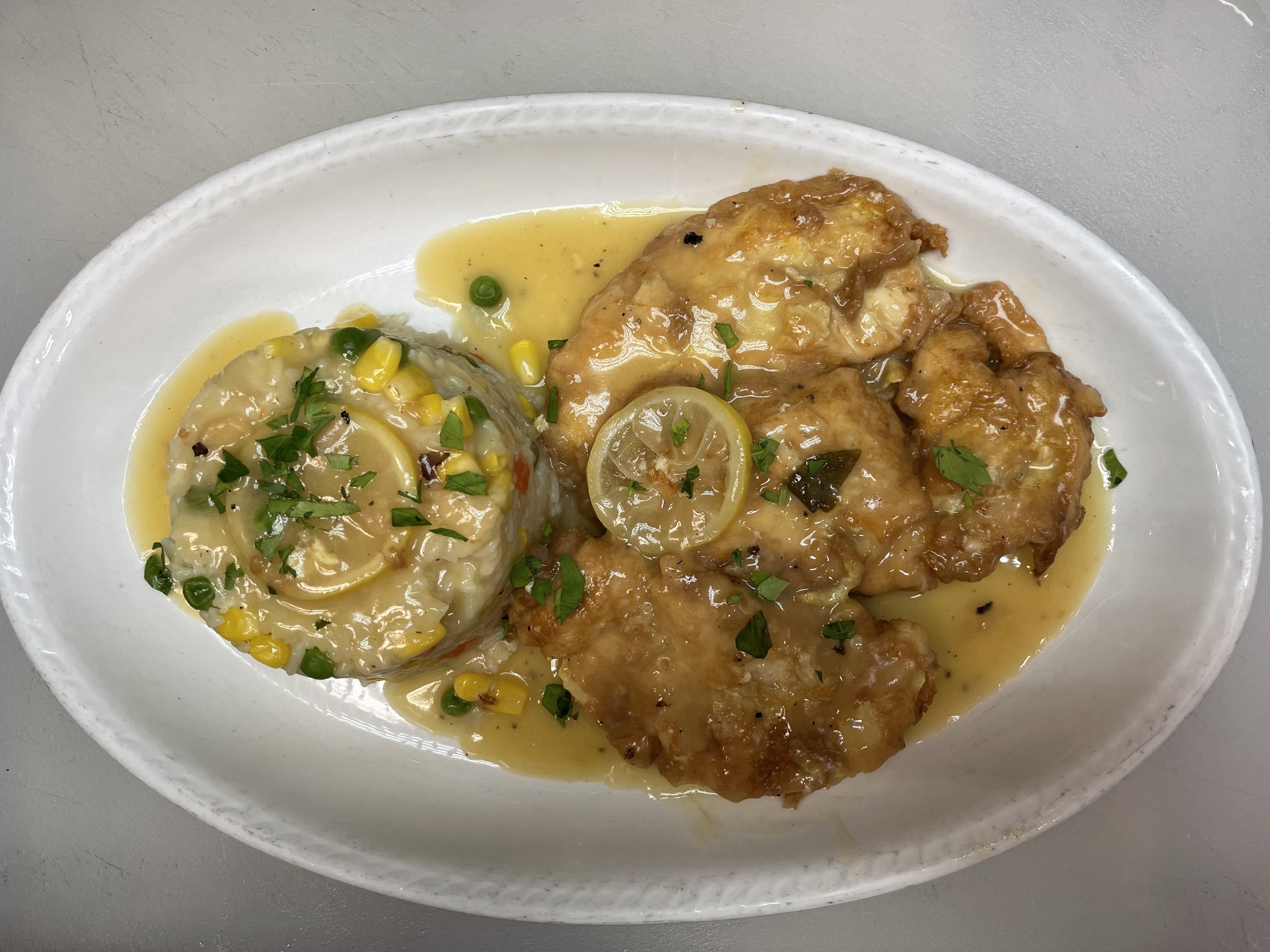 Order Chicken Francaise food online from Amore store, New York on bringmethat.com