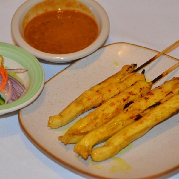 Order Chicken Satay food online from Thai Dishes store, Inglewood on bringmethat.com