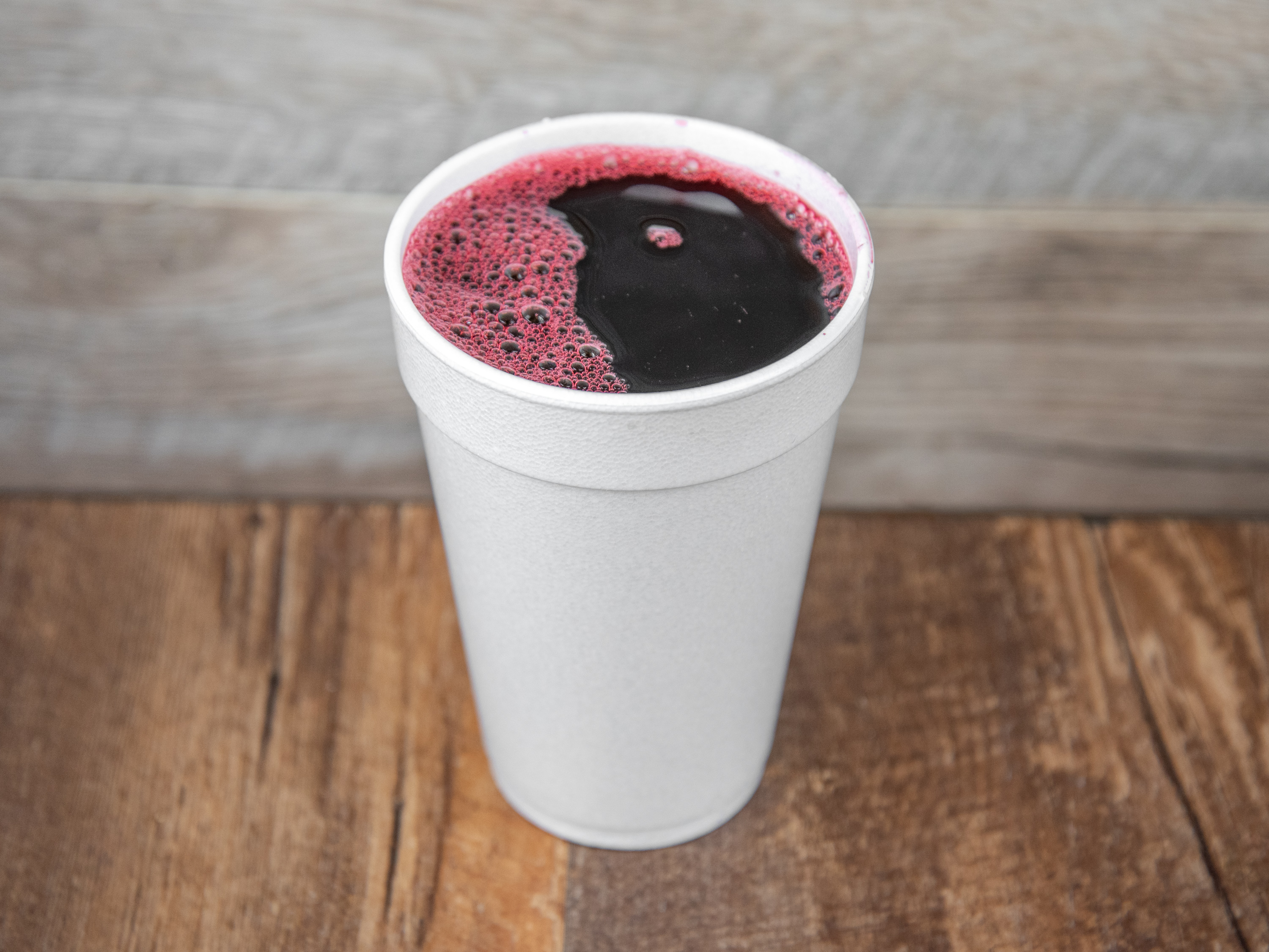 Order Agua de Jamaica - Fresh Hibiscus Cold Tea  food online from Mommas Tacos store, New Milford on bringmethat.com