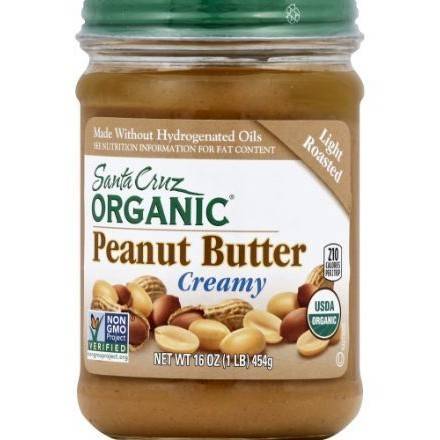 Order Santa Cruz Organic Creamy Peanut Butter (16 oz) food online from 7-Eleven By Reef store, Marietta on bringmethat.com