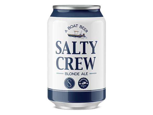 Order Coronado Brewing Salty Crew Blonde Ale  - 6x 12oz Cans food online from Prince Liquor store, Torrance on bringmethat.com