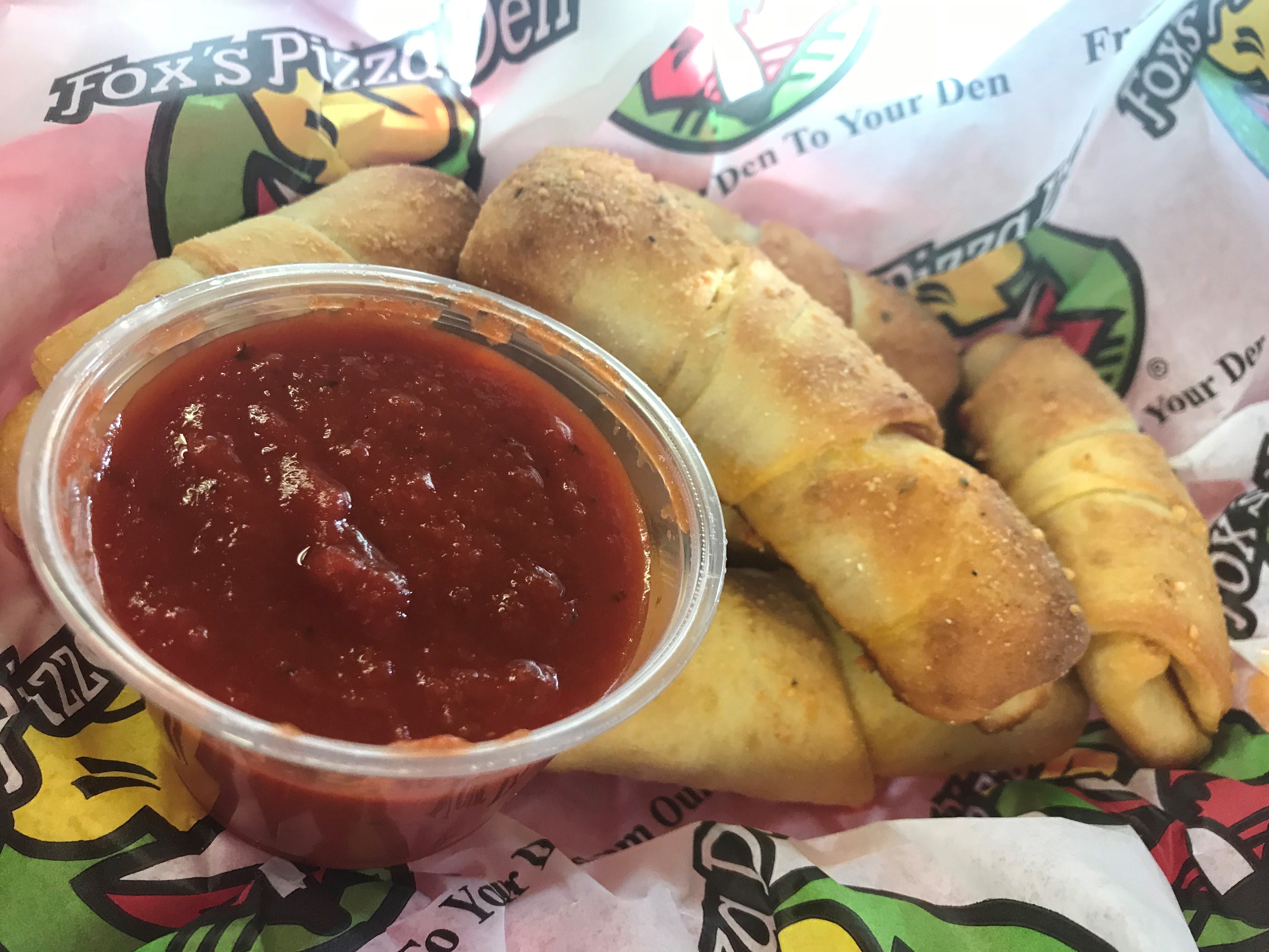 Order Pepperoni Rolls - Side food online from Fox's Pizza Den store, Parkhill on bringmethat.com