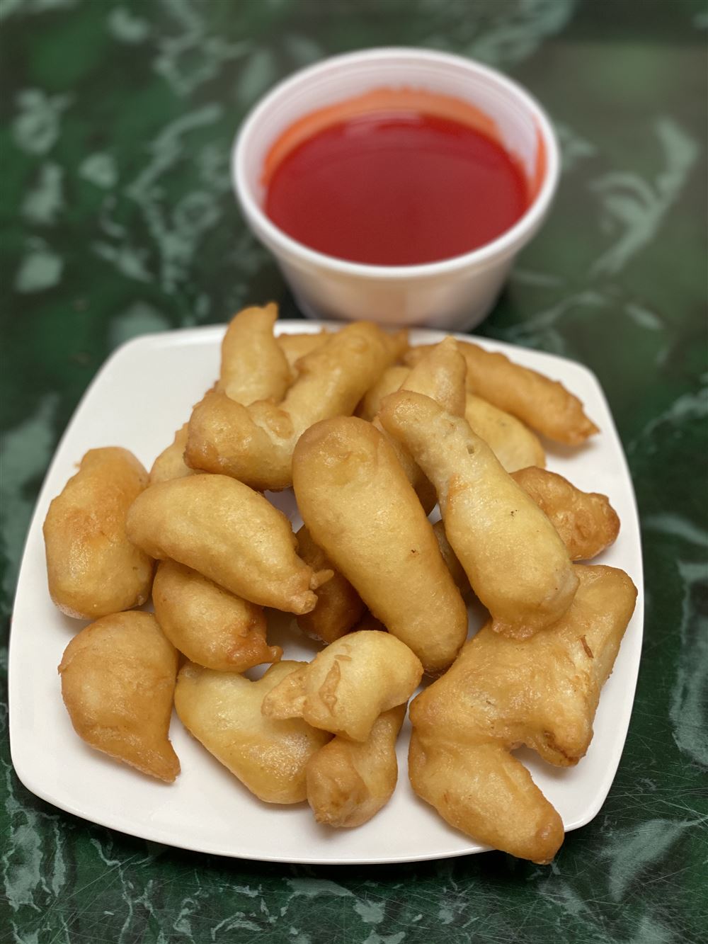 Order C18. Sweet Sour Chicken Combo 甜酸鸡晚餐 food online from Hai Sun Chinese Restrnt store, Brooklyn on bringmethat.com