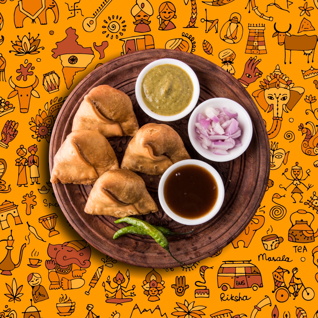 Order Samosa Samurai food online from The Roll Co. store, San Francisco on bringmethat.com
