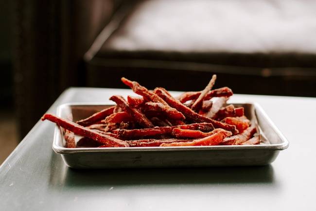 Order Side of Sweet Potato Fries food online from The Goat store, Hilliard on bringmethat.com