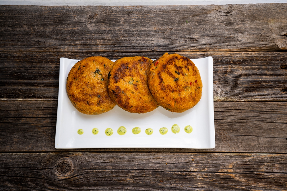Order Quinoa Sweet Potato Black Bean Patty food online from Way of Life Healthy Cafe store, Syosset on bringmethat.com