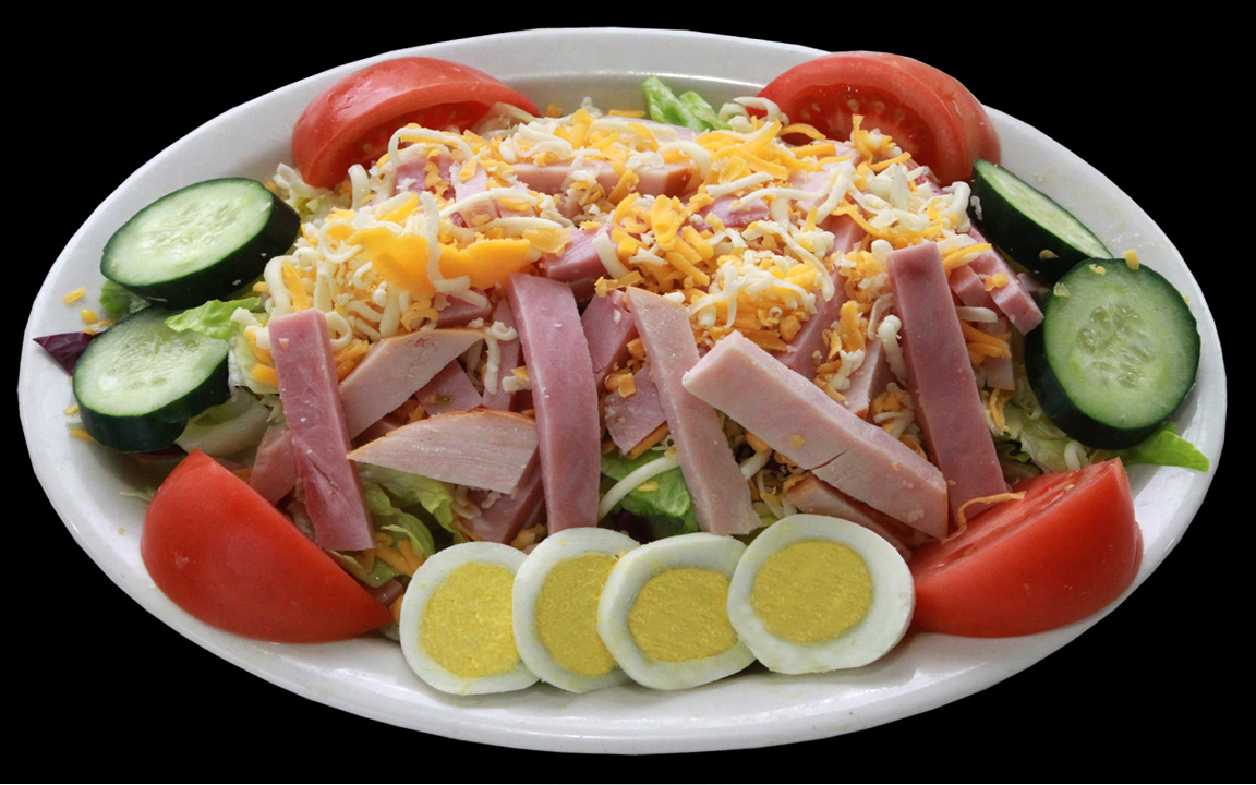 Order Chef's Salad food online from Jim's Burgers store, Long Beach on bringmethat.com