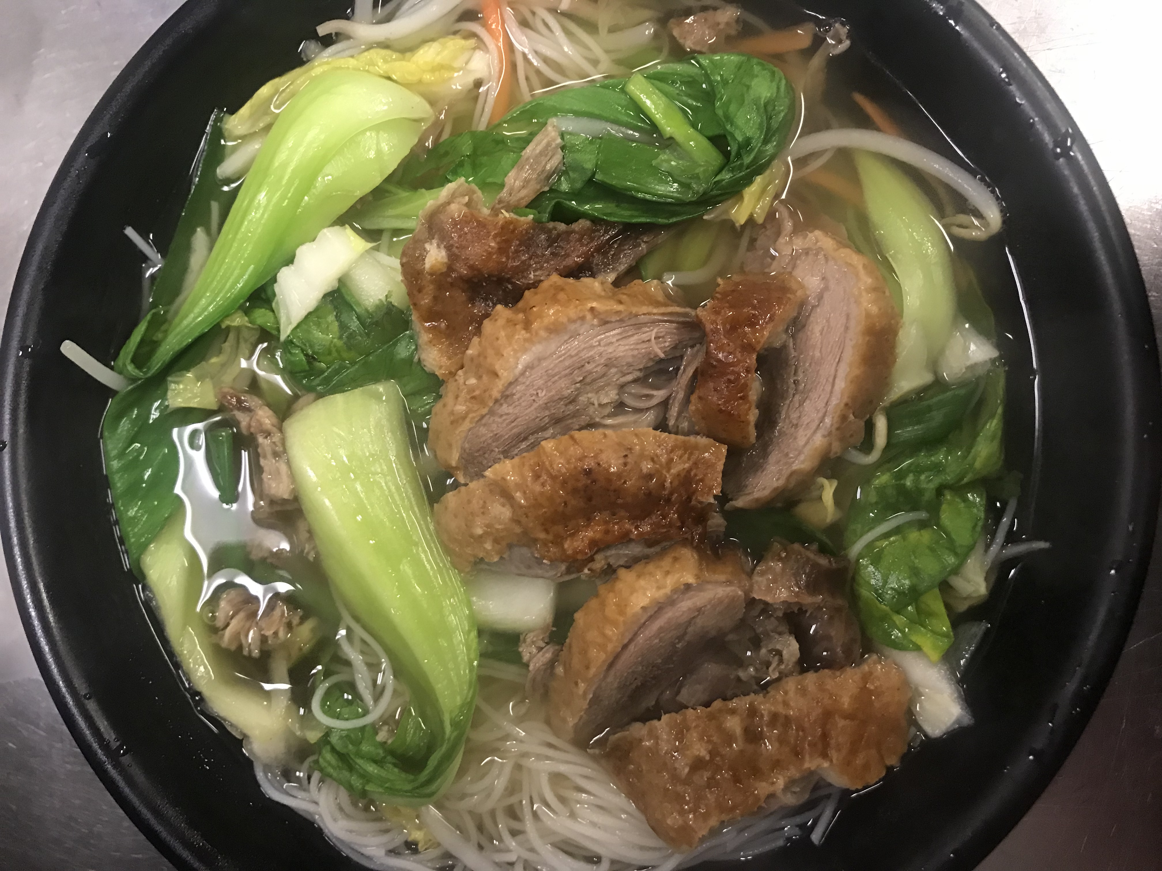Order Noodle with Duck Soup food online from Yan Asian Restaurant store, Rutherford on bringmethat.com