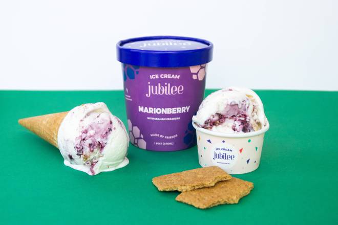 Order MarionBerry (Pint) food online from Ice Cream Jubilee store, Arlington on bringmethat.com